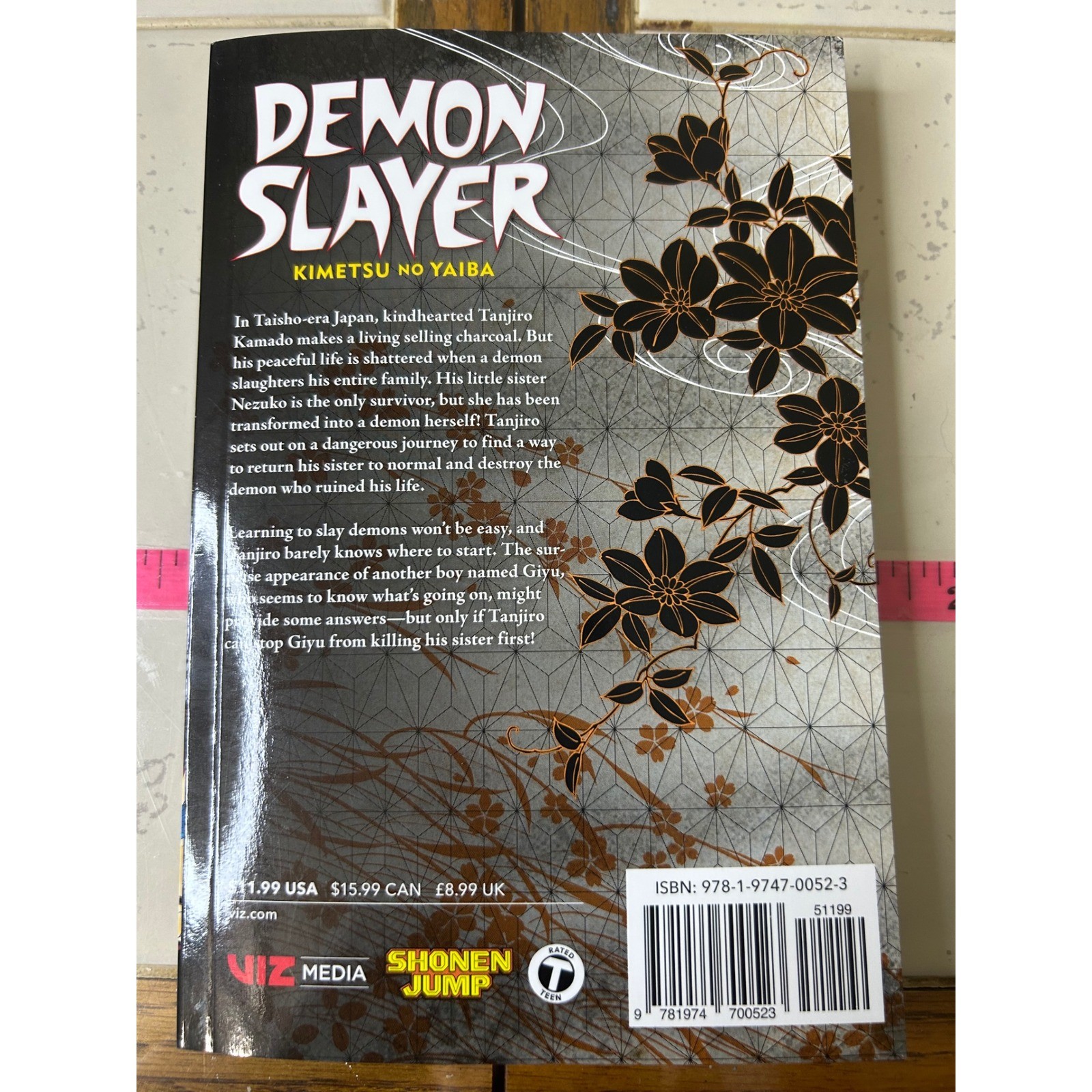 Demon Slayer Kimetsu no Yaiba Manga Volumes 1 2 3 VIZ Media Shonen Jump