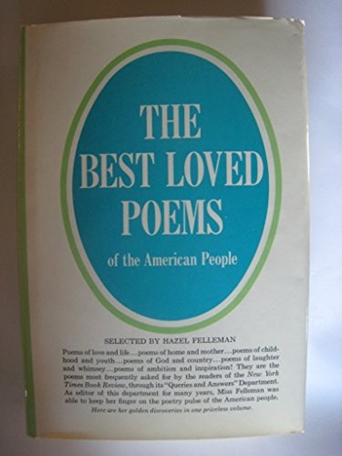 Best Loved Poems of the American People Hardcover Hazel Felleman