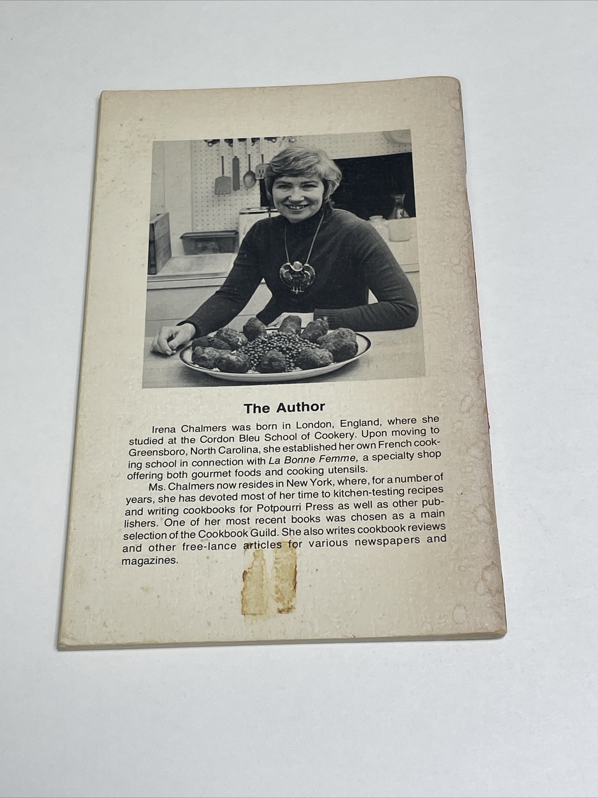 Vegetable Cookery 1975 Paperback by Irena Chalmers