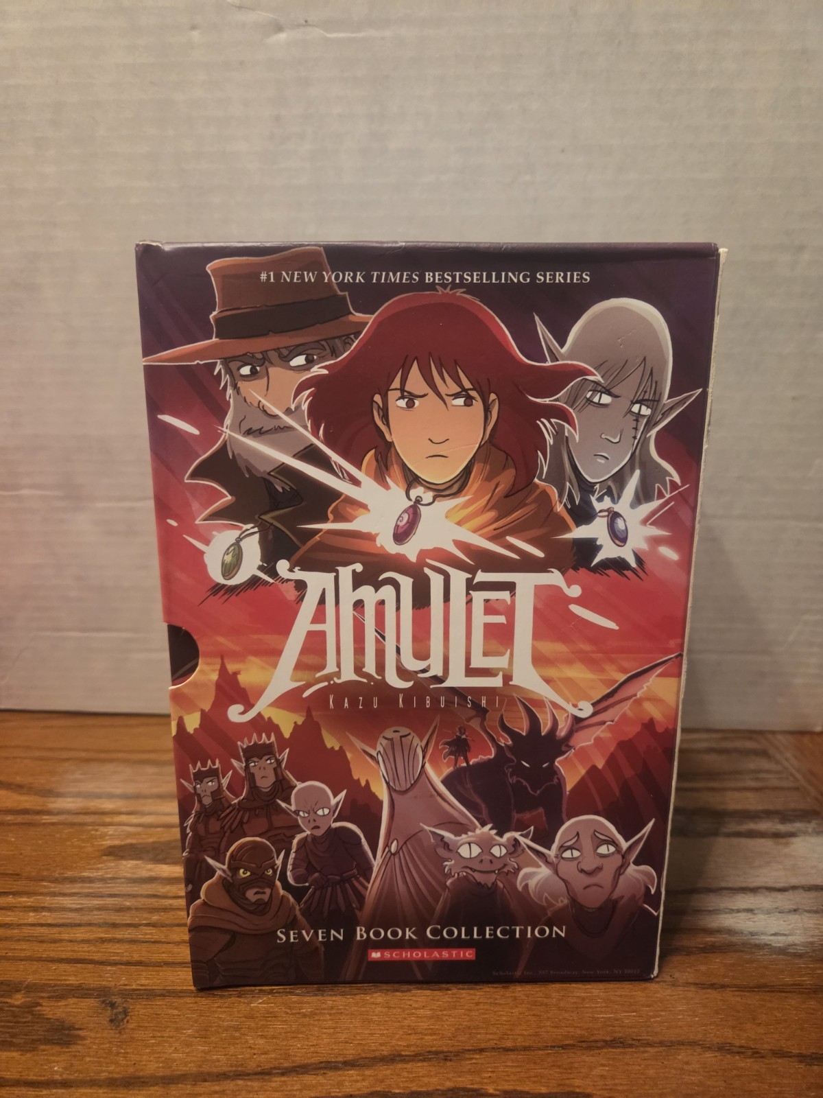 Amulet Box Set: Books #1-7 by Kazu Kibuishi • 2016, Paperback