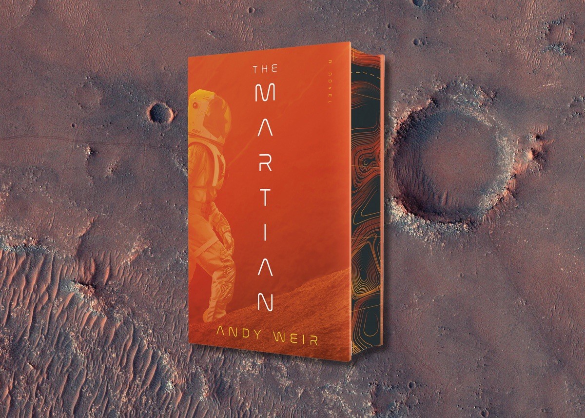 SIGNED ANDY WEIR THE MARTIAN DELUXE EDITION HARDCOVER BOOK AUTOGRAPHED