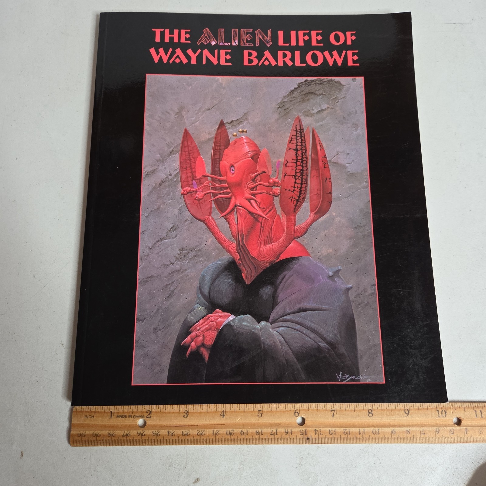 The Alien Life of Wayne Barlowe by Morpheus 1st Edition TPB 1995 Fantasy Art