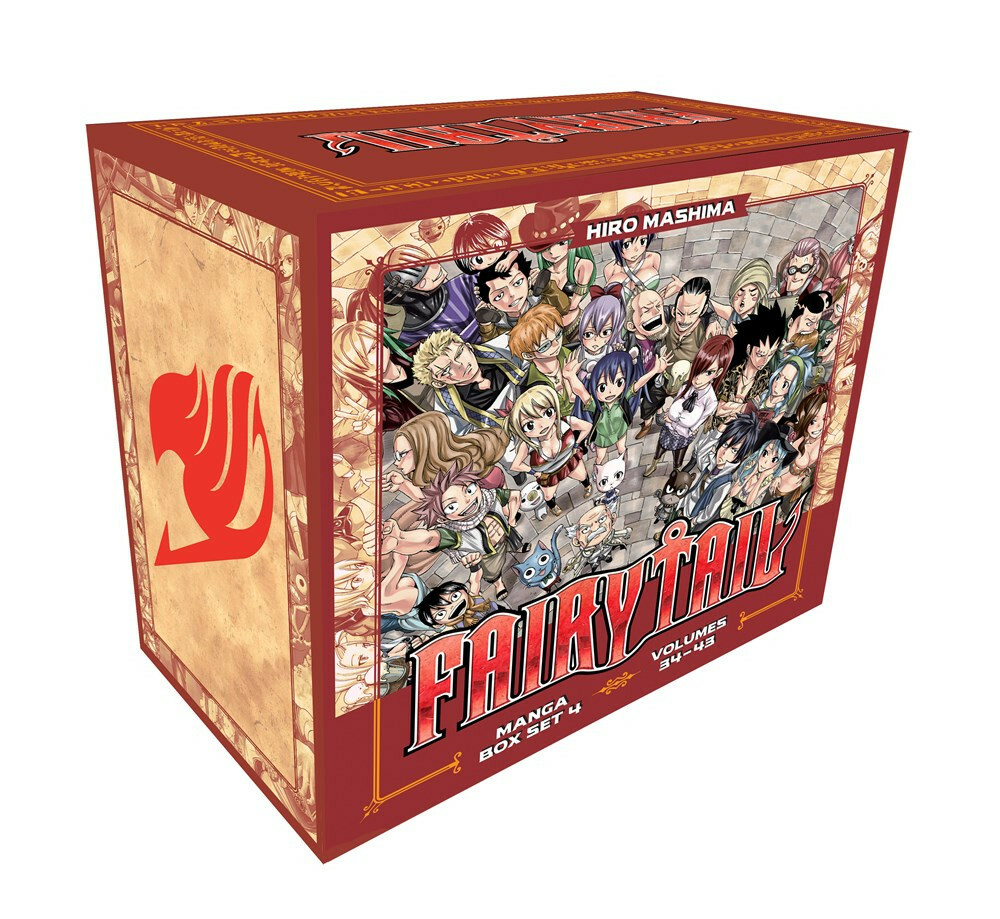 Fairy Tail Manga Box Set 4 (Manga Vols #34-43)