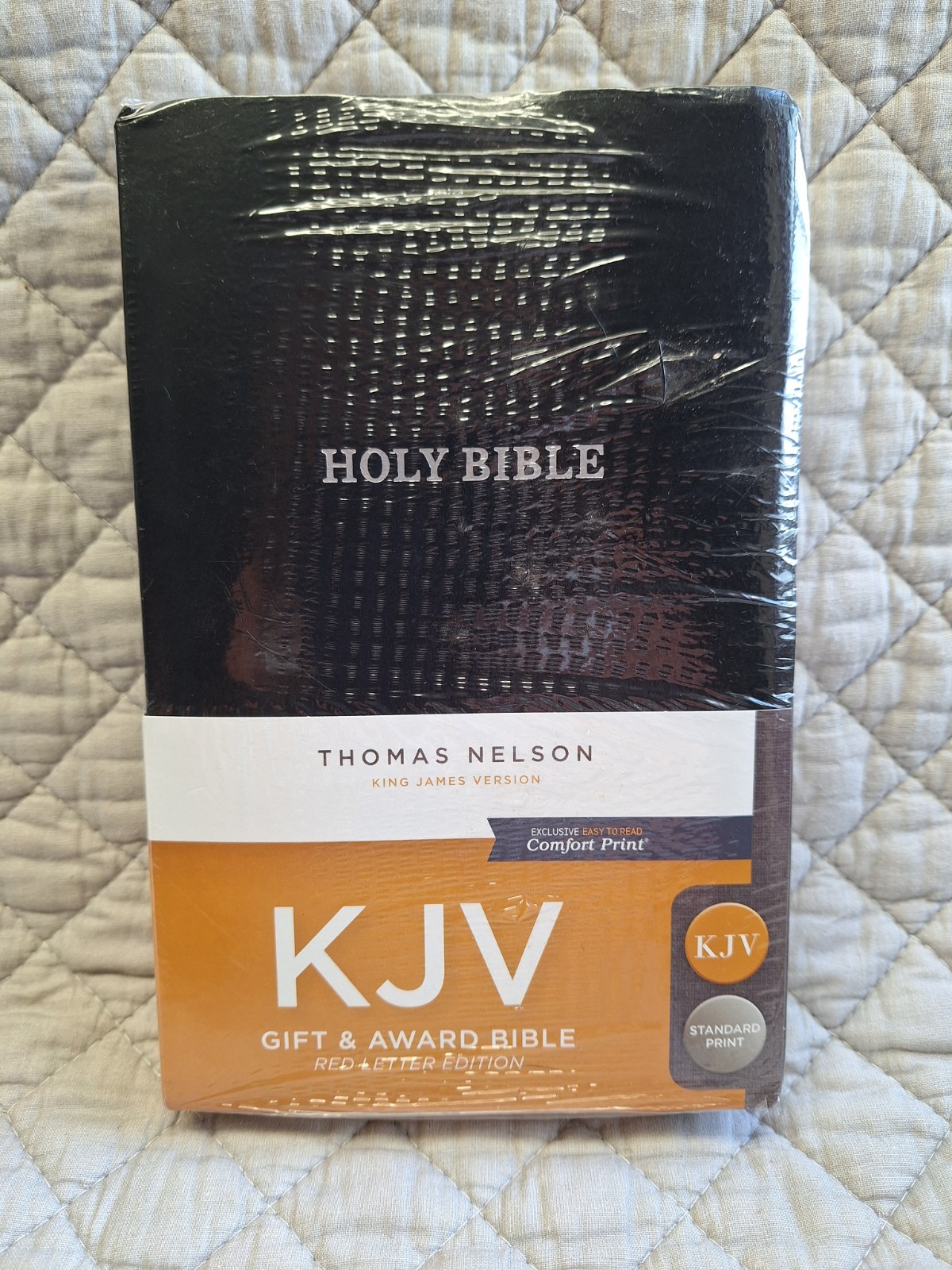 KJV Holy Bible – Gift & Award Edition, Black Imitation Leather, Red Letter Text