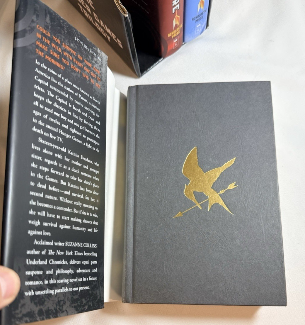 The Hunger Games Trilogy Boxed Set by Suzanne Collins (2010, Hardcover w/DJ)