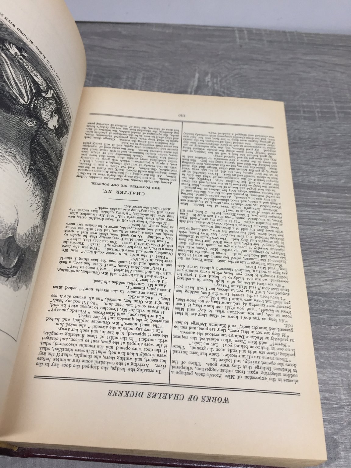 Works of Charles Dickens 1978 Avenel Books Illustrated Classic BACKWARD