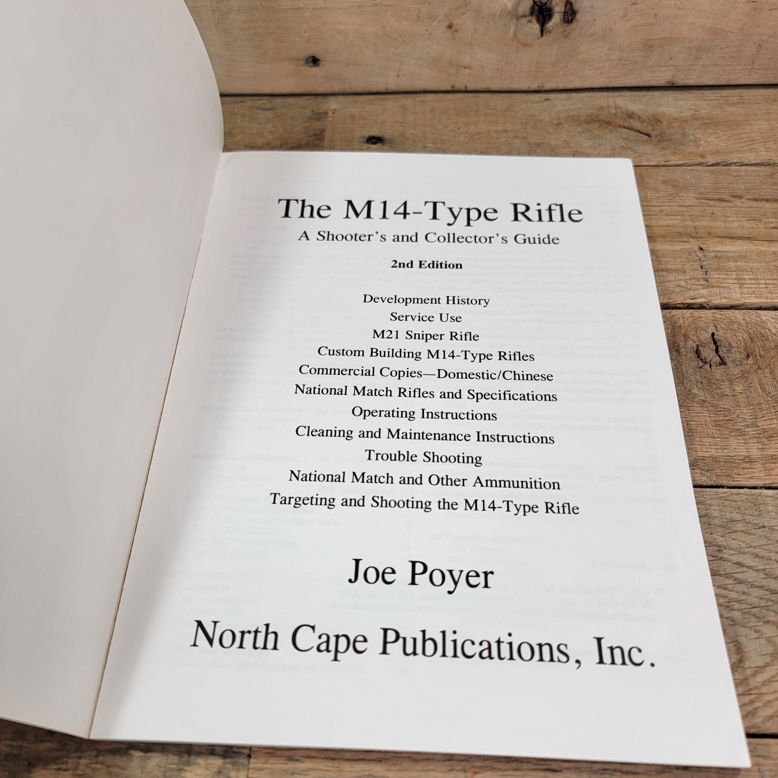 THE M14-TYPE RIFLE A Shooter’s & Collector’s Guide to Guns by Joe Poyer 1997