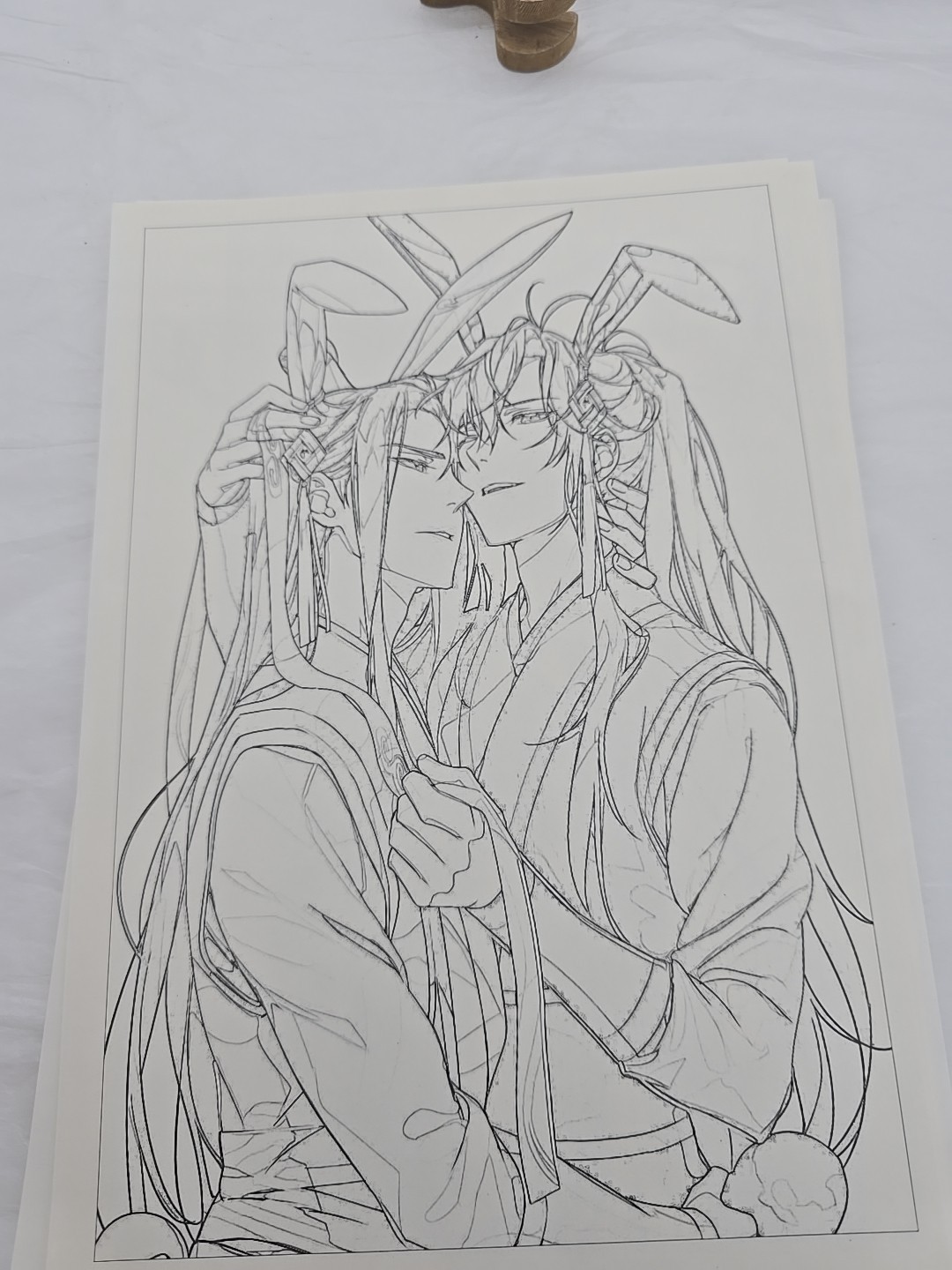 ACG Anime Coloring Book – 24 Loose Pages Color Pencil or Artist Choice SEE PICS