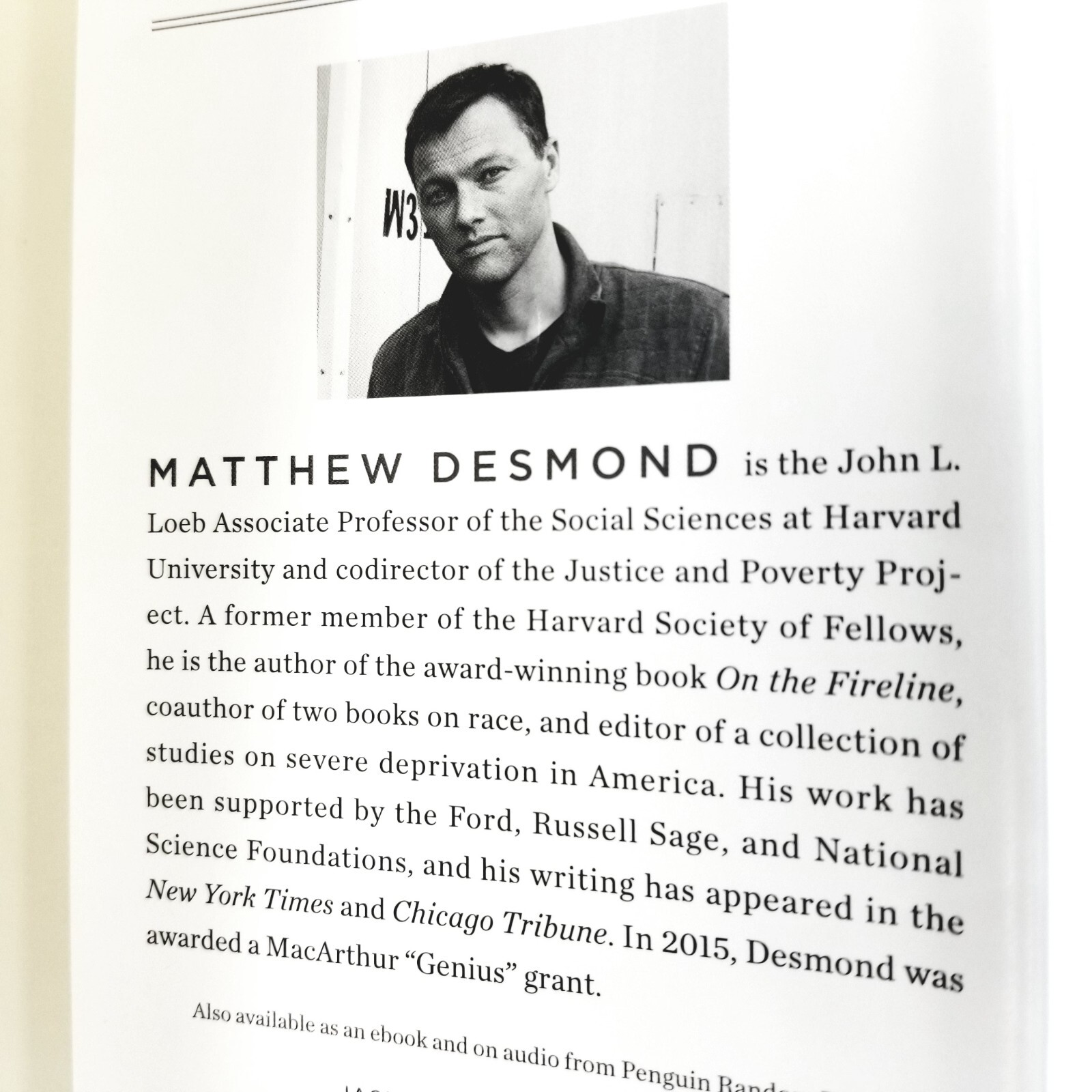 Signed: Evicted by Matthew Desmond – 2016 First Edition