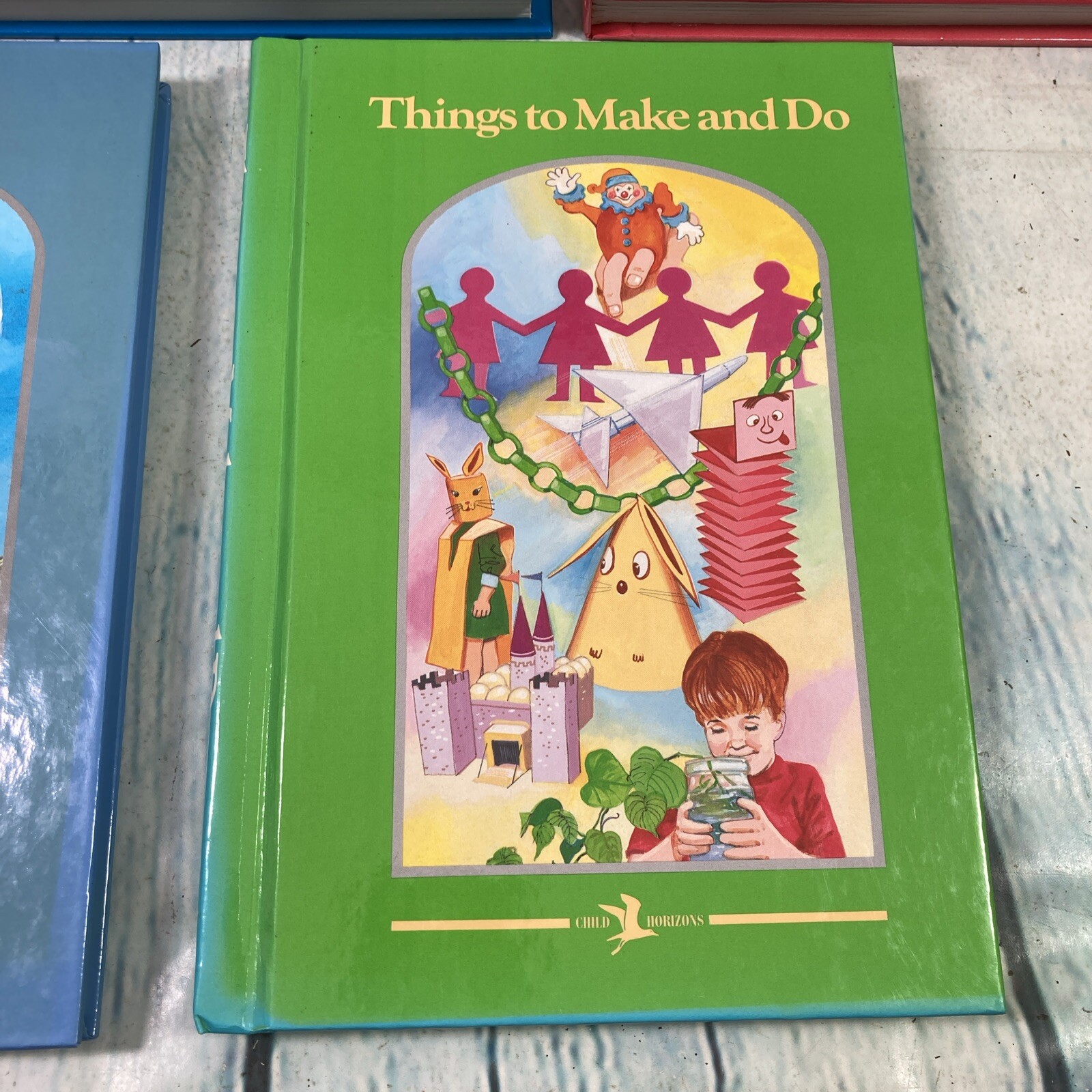 1993 Child Horizons Children Books Lot of 5 Hardback Homeschooling Education