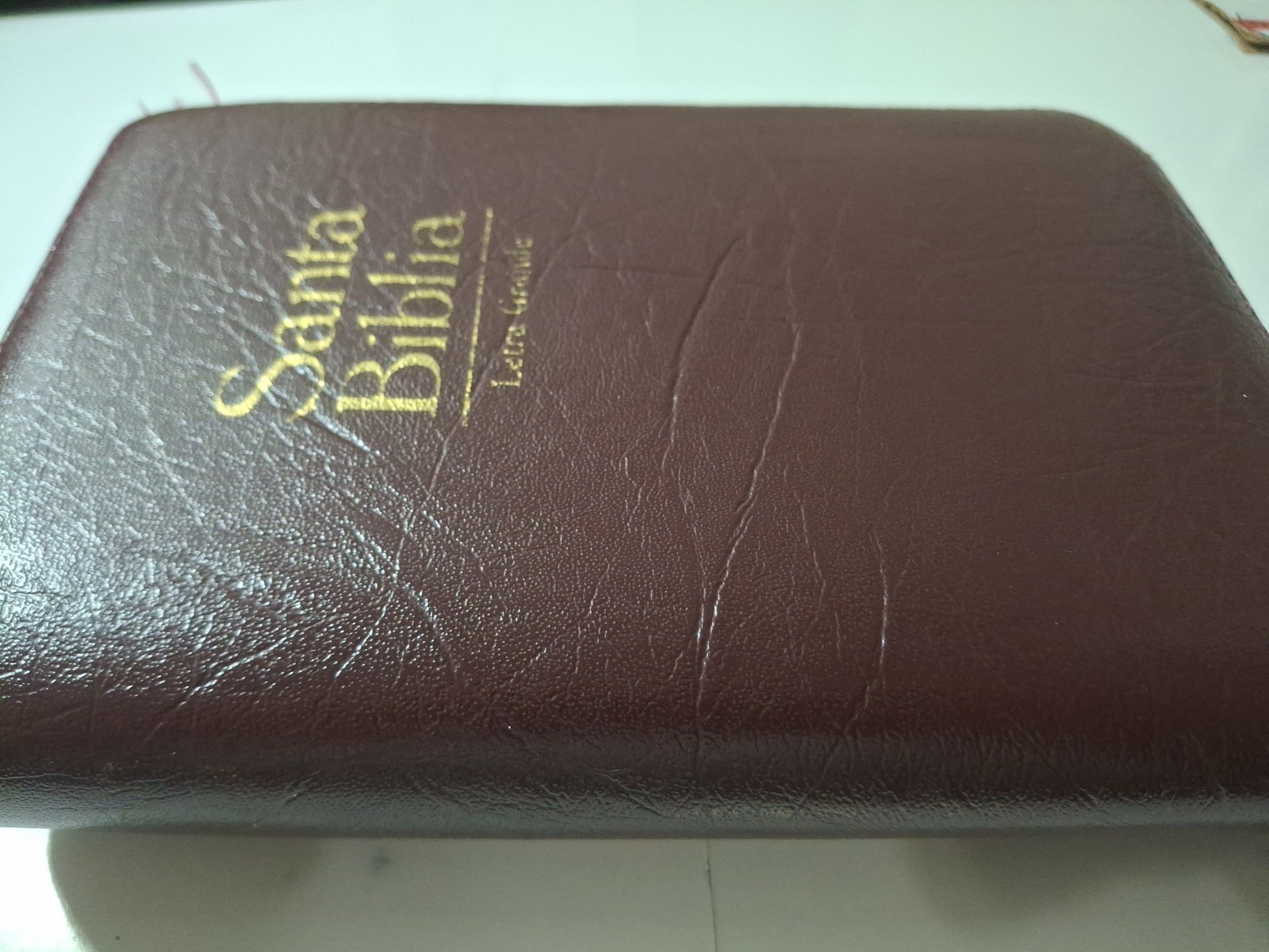 Santa Biblia Bilingual Bible RVR 1960/KJV Burgundy Imitation Leather (Spanish)