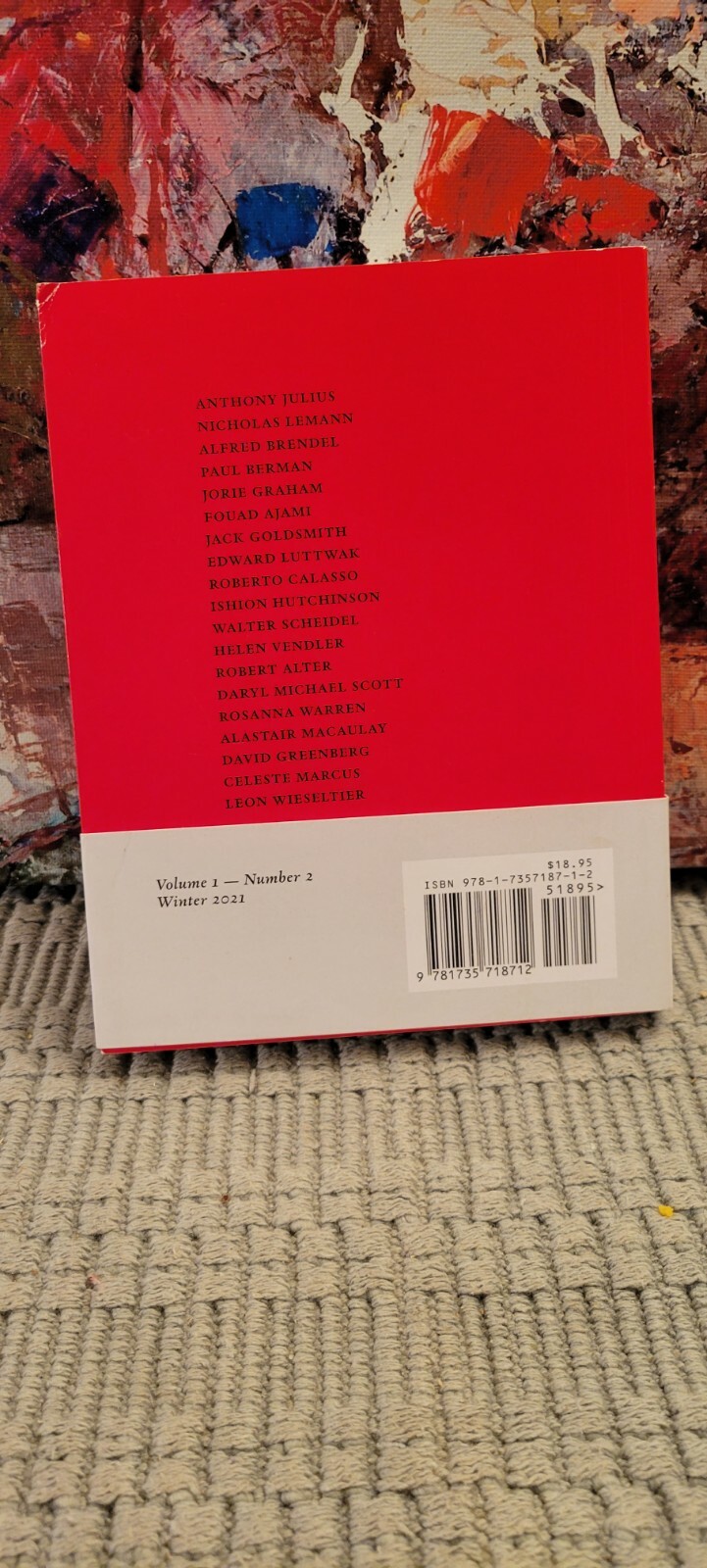 Liberties Winter 2021 : Culture and Politics, Paperback by Wieseltier, Leon (…