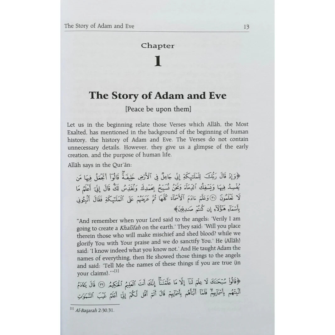 Stories of the Prophets By ibne kathir (Darussalam )