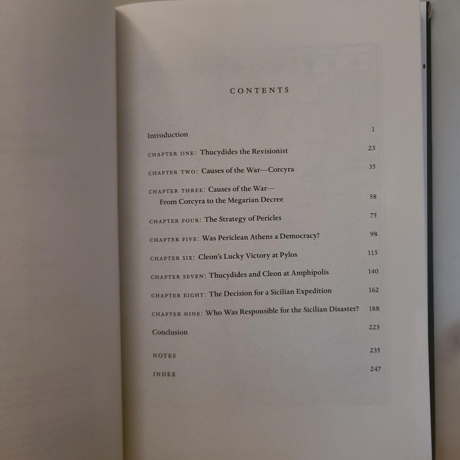 THUCYDIDES ;THE REINVENTION OF HISTORY by DONALD KAGAN (2009) HB w/DJ