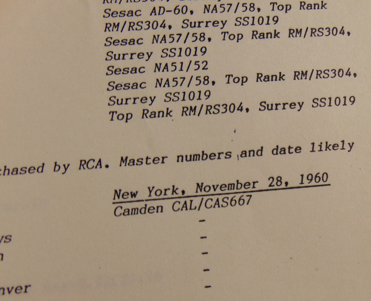Eliot Lawrence and his Orchestra – signed discography by Charles Garrod 34 pages