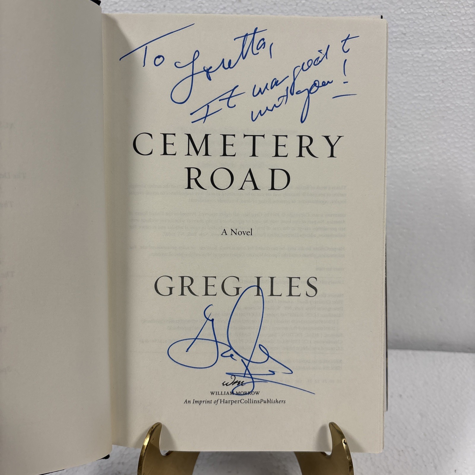 Lot of 4 Standalone Novels by Greg Iles, SIGNED! First Editions/First Printing