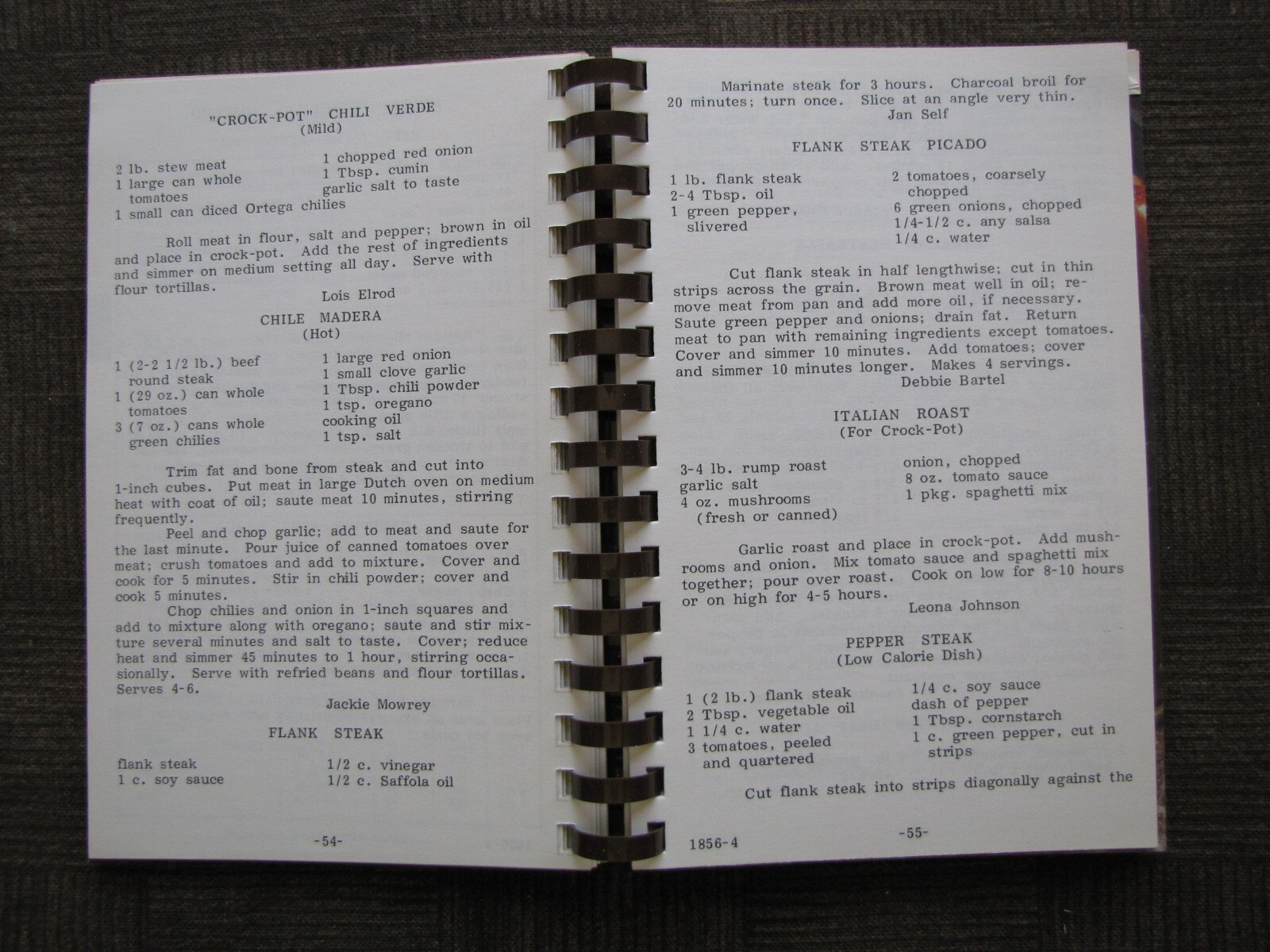 First Baptist Church Cherished Recipes KINGSBURG CA – Fundraising Cookbook 1984