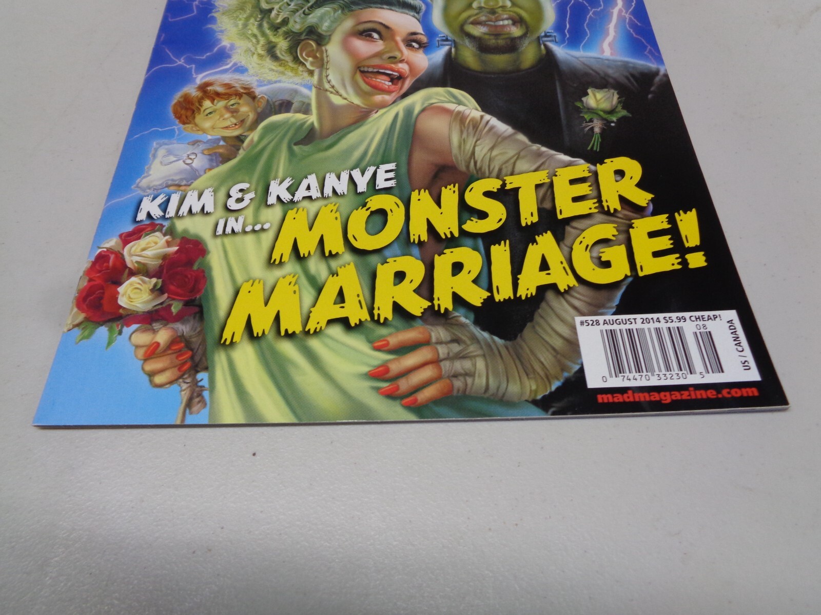 Mad Magazine #528 Kim & Kanye in Monster Marriage! August 2014