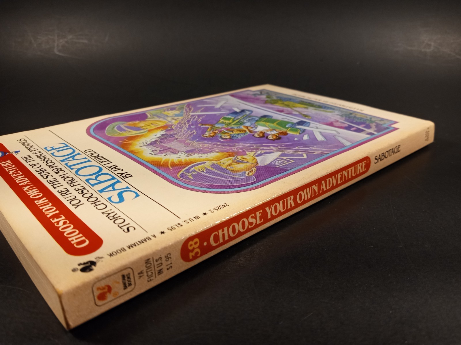 Sabotage Choose Your Own Adventure #38 1st Print Vintage 1984 CYOA