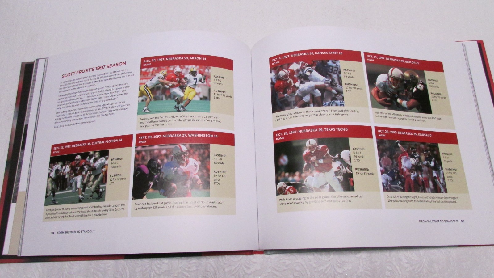 Frost A Husker’s Journey Home Illustrated Omaha World Herald HC Book