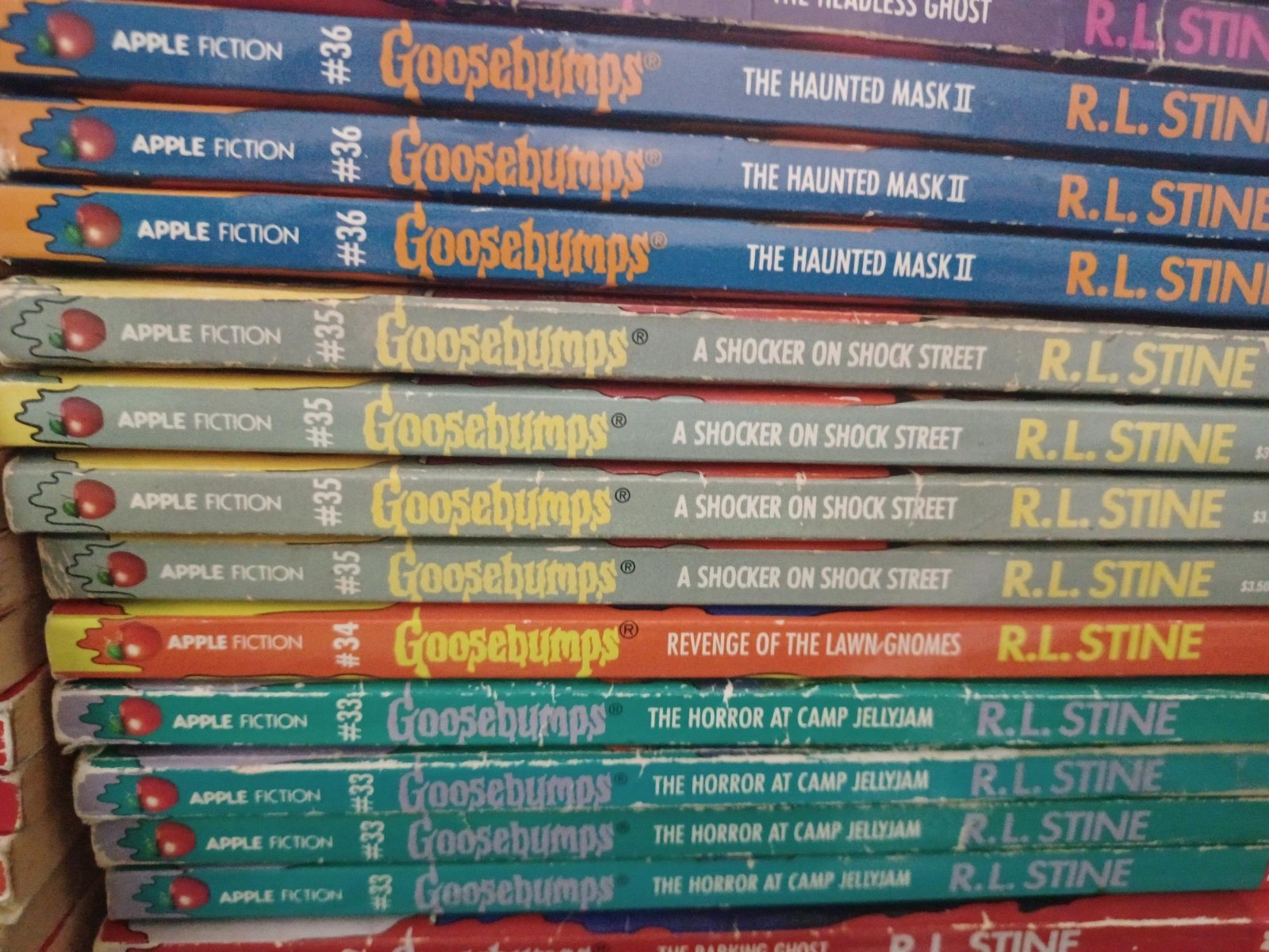 Goosebumps Books Pick & Choose Your Favorites, Kids Vintage Horror by RL Stine