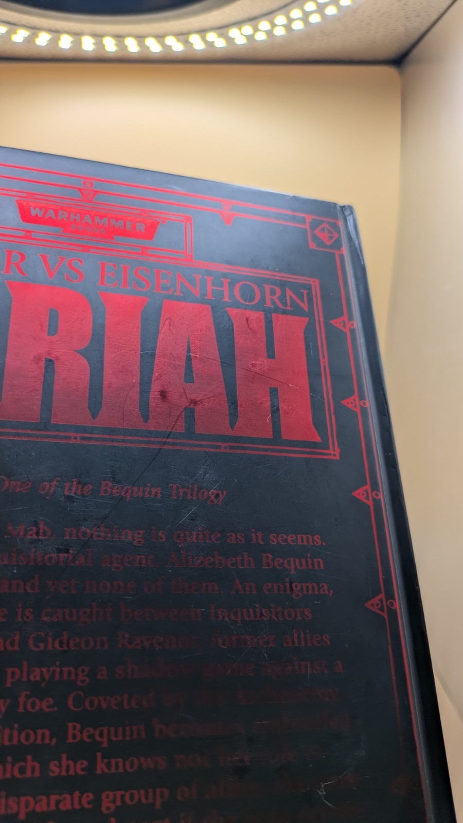 Pariah – Bequin Trilogy Novel – Dan Abnett – Warhammer 40k – Hardcover