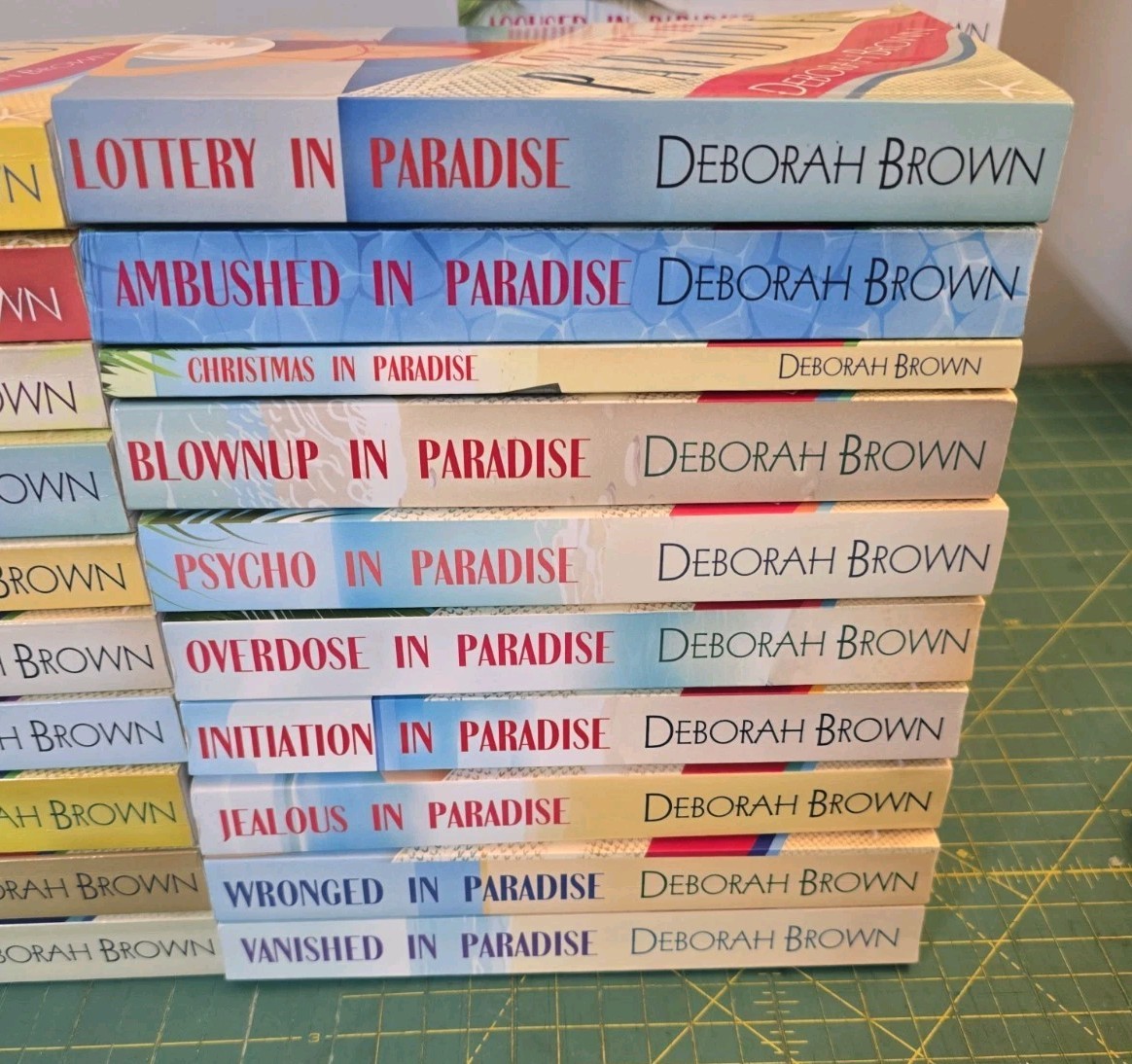 Lot of 32 PARADISE Books by Deborah Brown #1-32 Florida Keys Mystery Series
