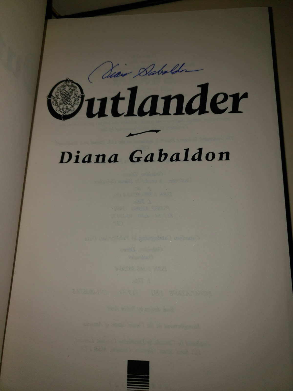 OUTLANDER COMPLETE SERIES ALL HAND SIGNED 1ST EDITIONS HARDCOVERS DIANA GABALDON