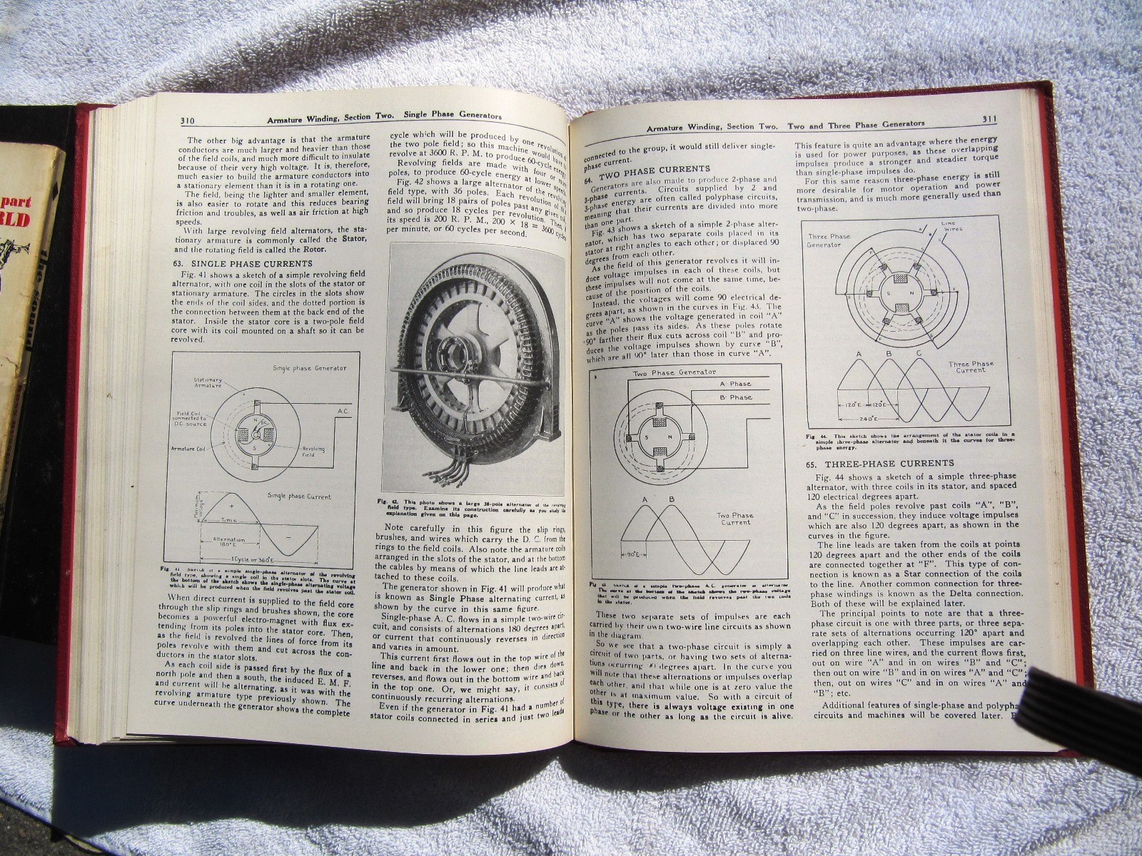 1944 COYNE Electrical and Radio SCHOOL Ref Encyclopedia Vol 1 Telephone Motors