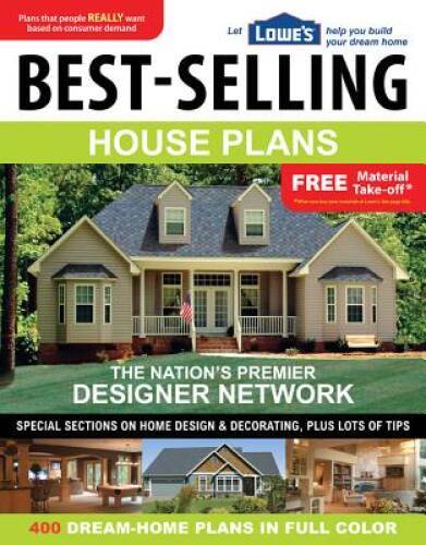 Lowes Best-Selling House Plans (Home Plans) – Paperback – GOOD