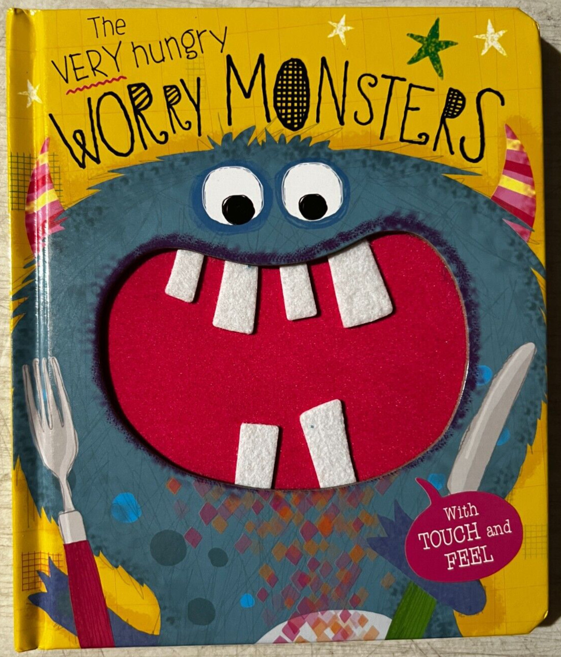 The Very Hungry Worry Monsters Board Book by Rosie Greening – NEW