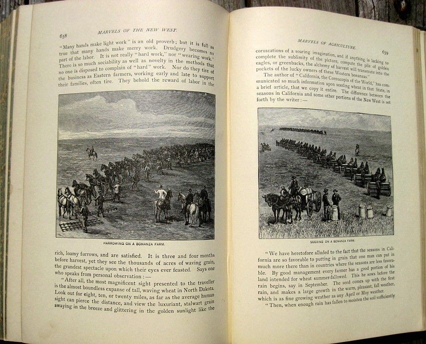 1891 OLD WEST PIONEER GUIDE CALIFORNIA NEVADA COLORADO RANCH MINING RAILROAD