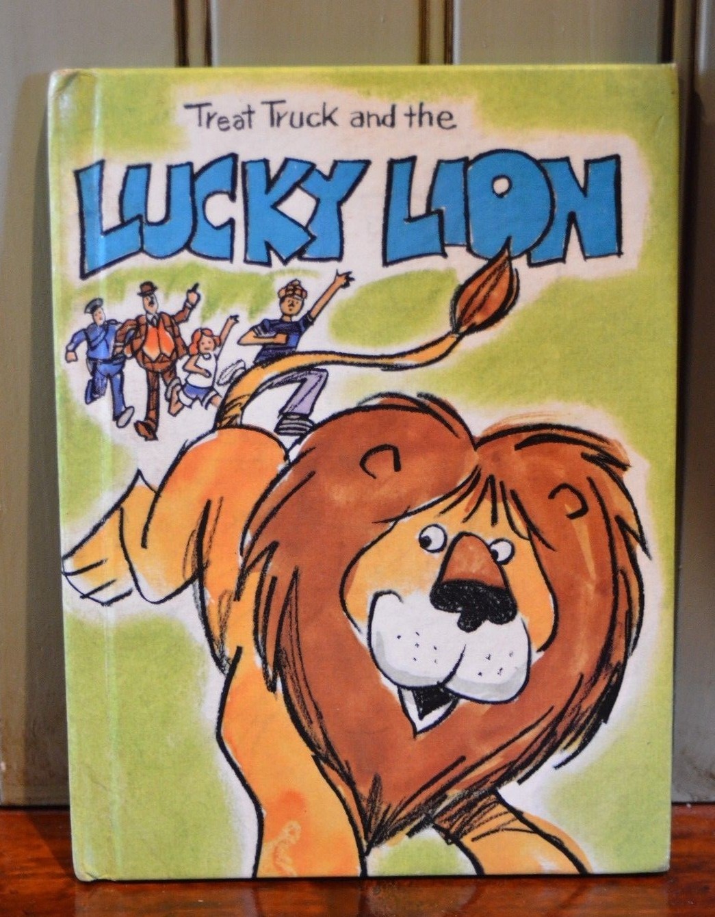 Treat Truck and the Lucky Lion Book 1974 Jack Humphrey Benefic Press Vintage