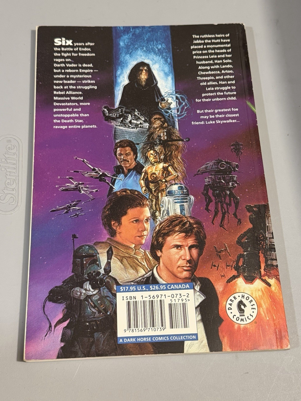 Star Wars: Dark Empire Graphic Novel 2nd Edition Dark Horse Comics
