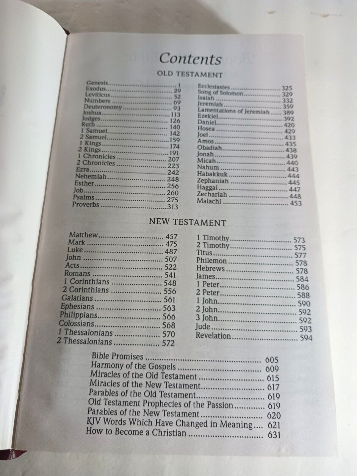 Holy Bible King James Version Burgundy 2019 Hendrickson Bibles