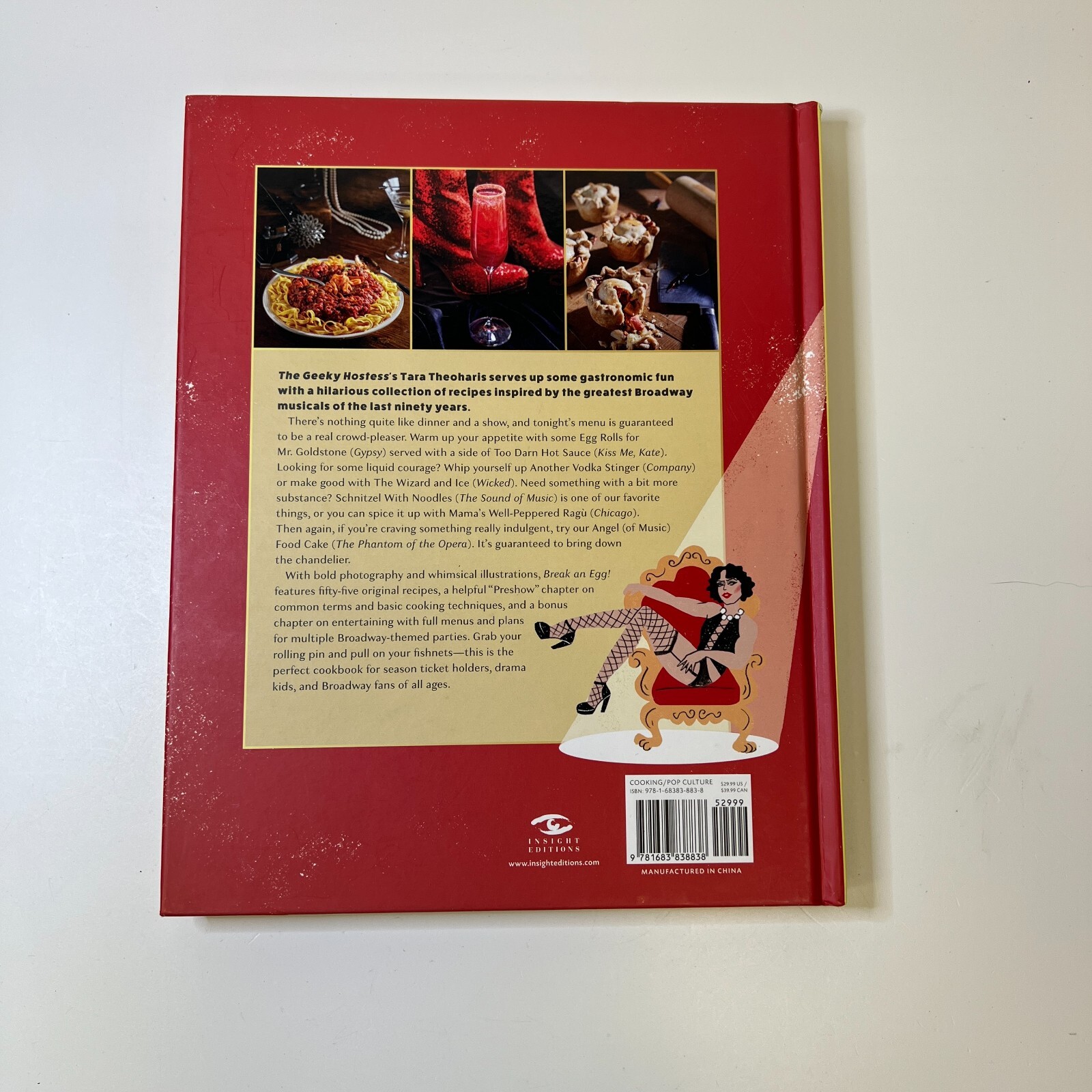 Break an Egg!: The Broadway Cookbook by Tara Theoharis Cooking Food Theater