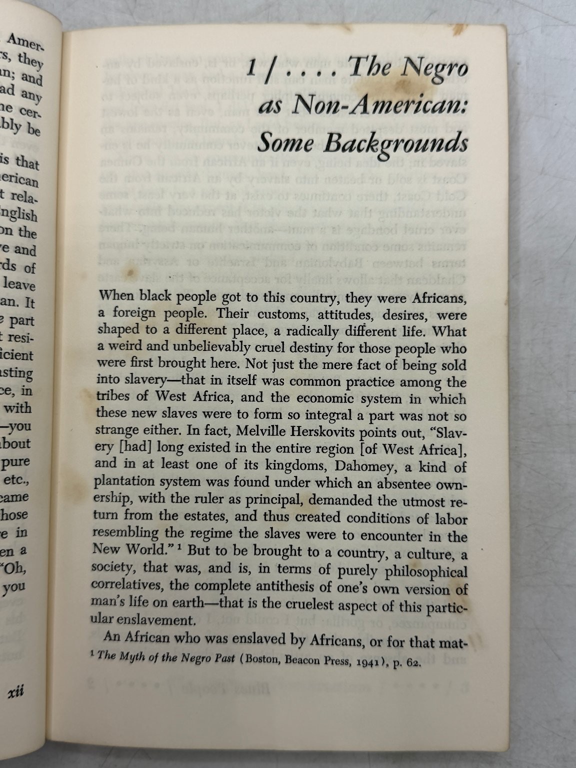 Blues People LeRoi Jones 1970 9th Printing African American Music History Apollo