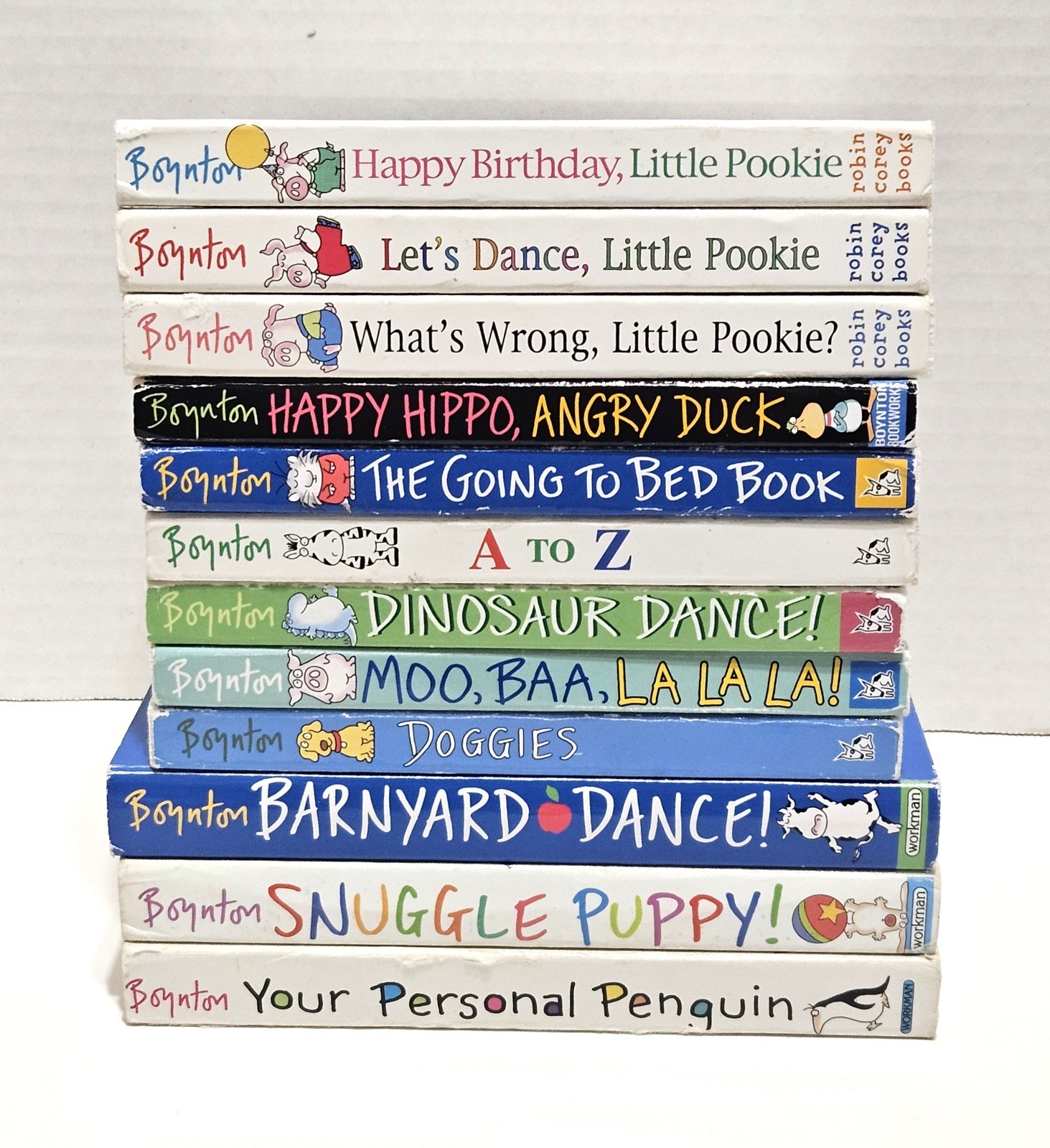 Lot of 12 Sandra Boynton Baby/Toddler Board Books Dinosaur Dance Doggies