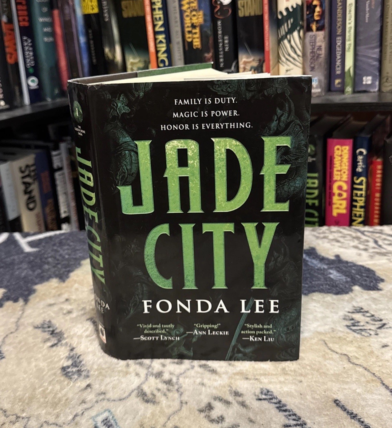 Jade City – Fonda Lee (Hardcover) True First Edition/Print, 1st/1st, $26.00, G