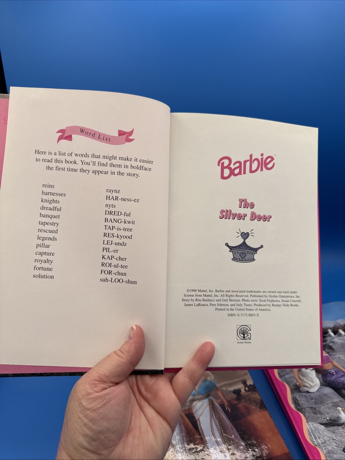 VTG Barbie & Friends Book Club Hardback Groiler 1998 Lot Of Six (6) Good *READ*