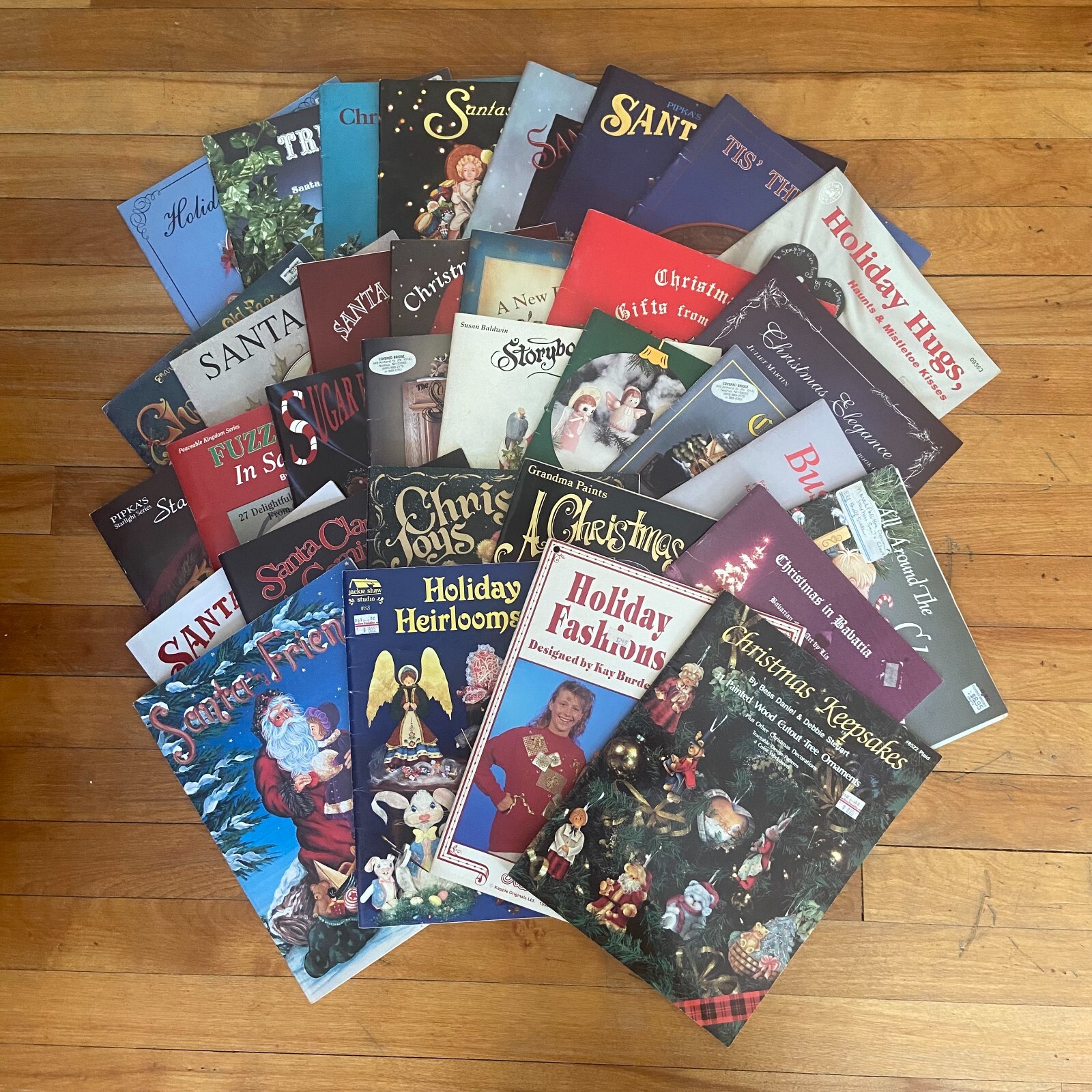 Christmas Craft Books Lot of 33 with plans and instructions