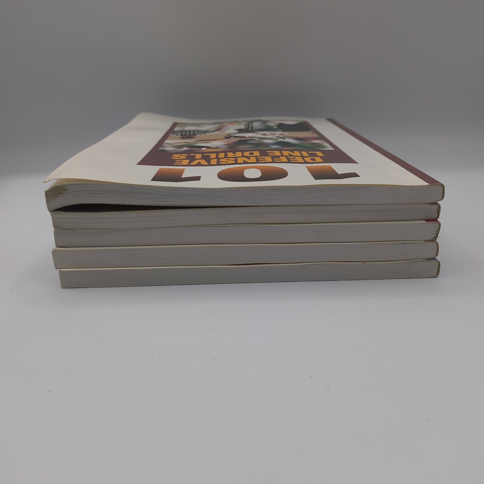 Lot Of 5 Coaches Choice 101 Football Books Team Defensive Receiver Stunts Drills