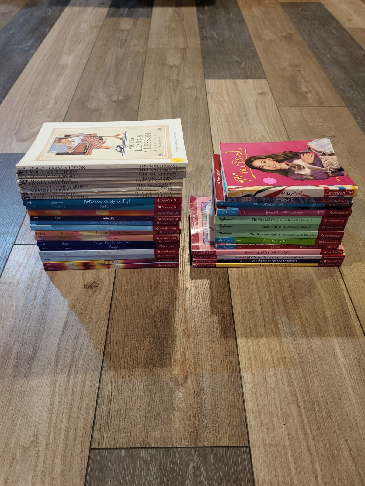 Lot Of 37 Various American Girl Books Beforever Kristen Molly Saige And More