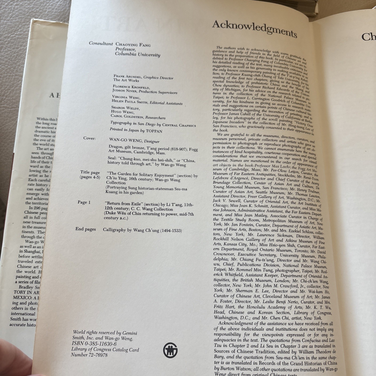 China, A History in Art Book; 296 Pages