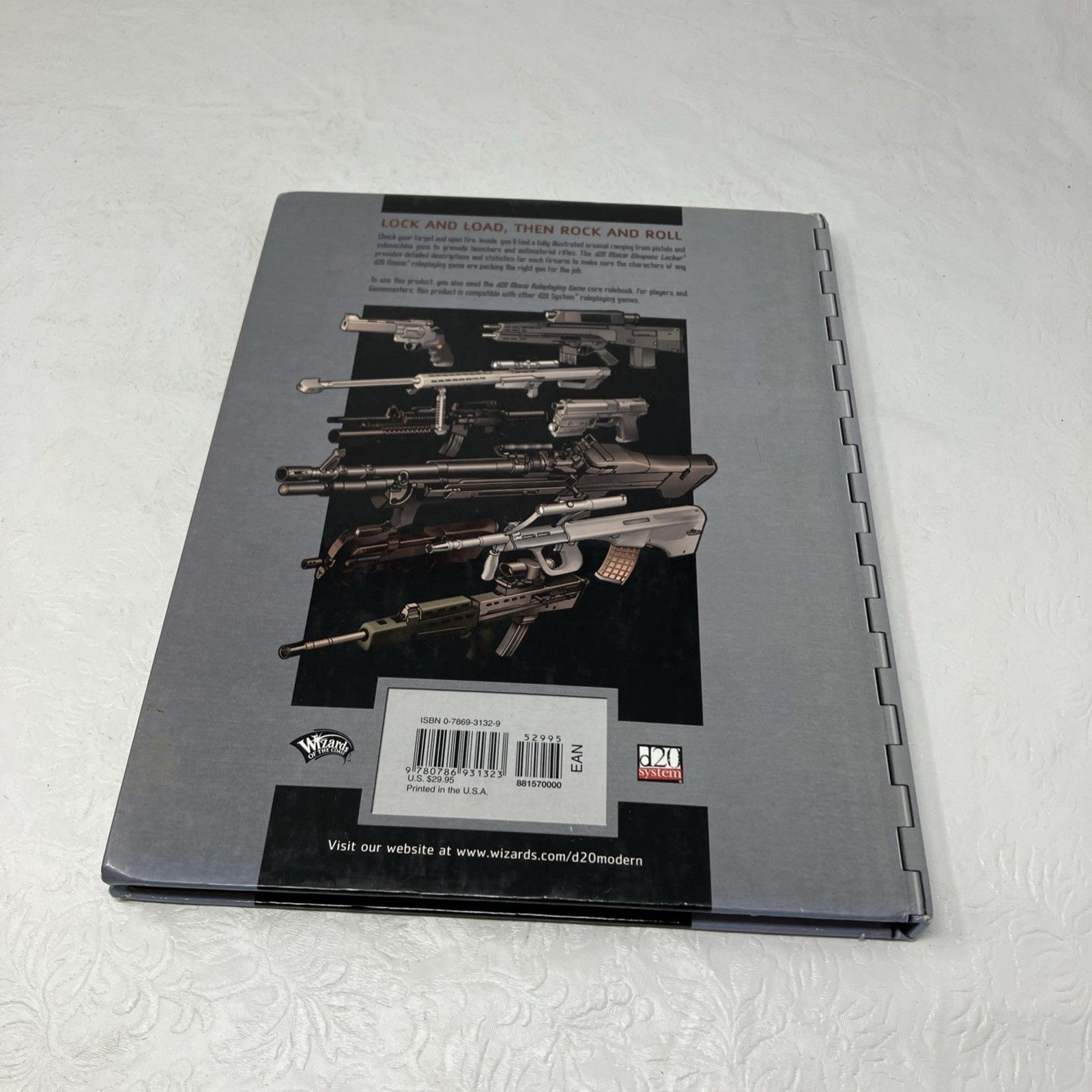 D20 Modern Weapons Locker –Wizards of the Coast –RPG Sourcebook 2004 Hardcover