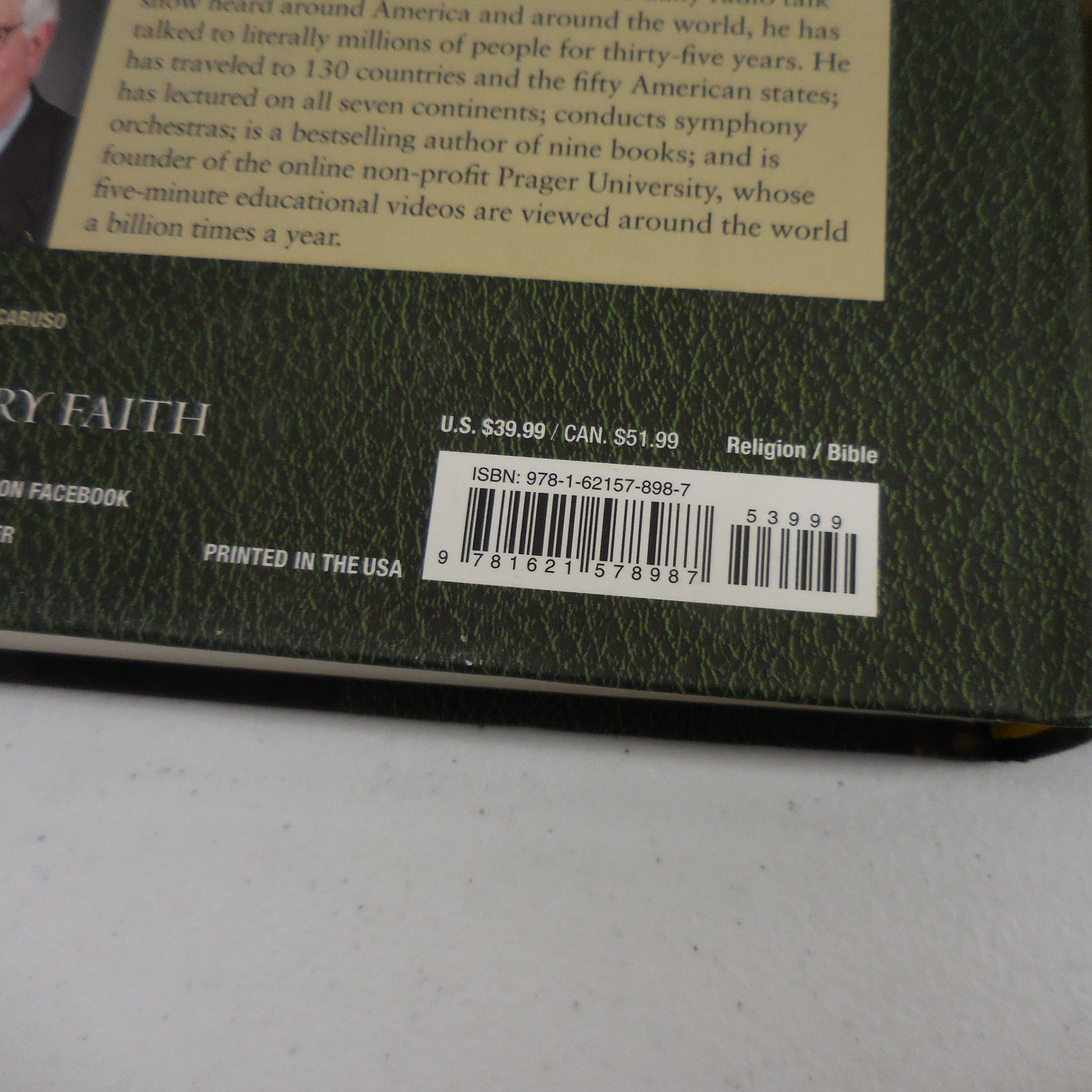 Dennis Prager The Rational Bible 3-Book Hardcover Set Genesis Exodus Deuteronomy