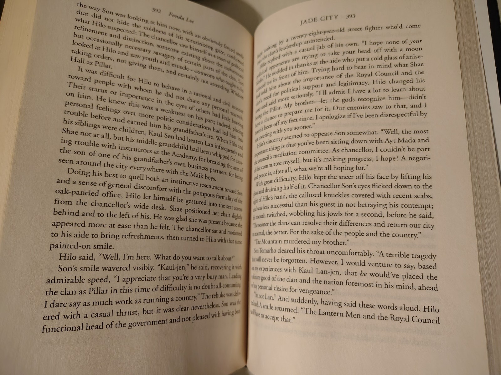 Jade City – Fonda Lee (Hardcover) True First Edition/Print, 1st/1st, $26.00, GD