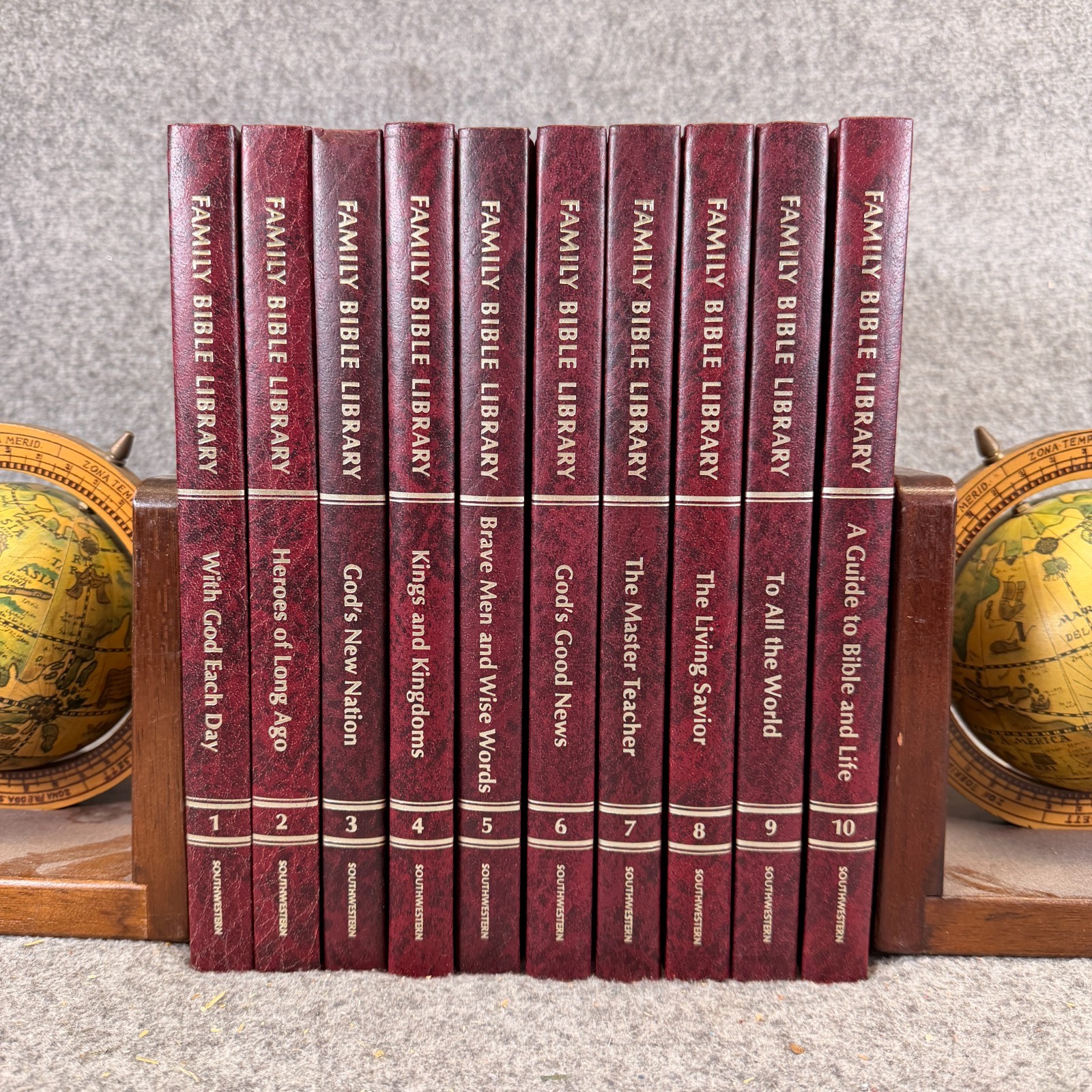 Family Bible Library 10 Book Complete Set 1971 Southwestern Company Hardcover
