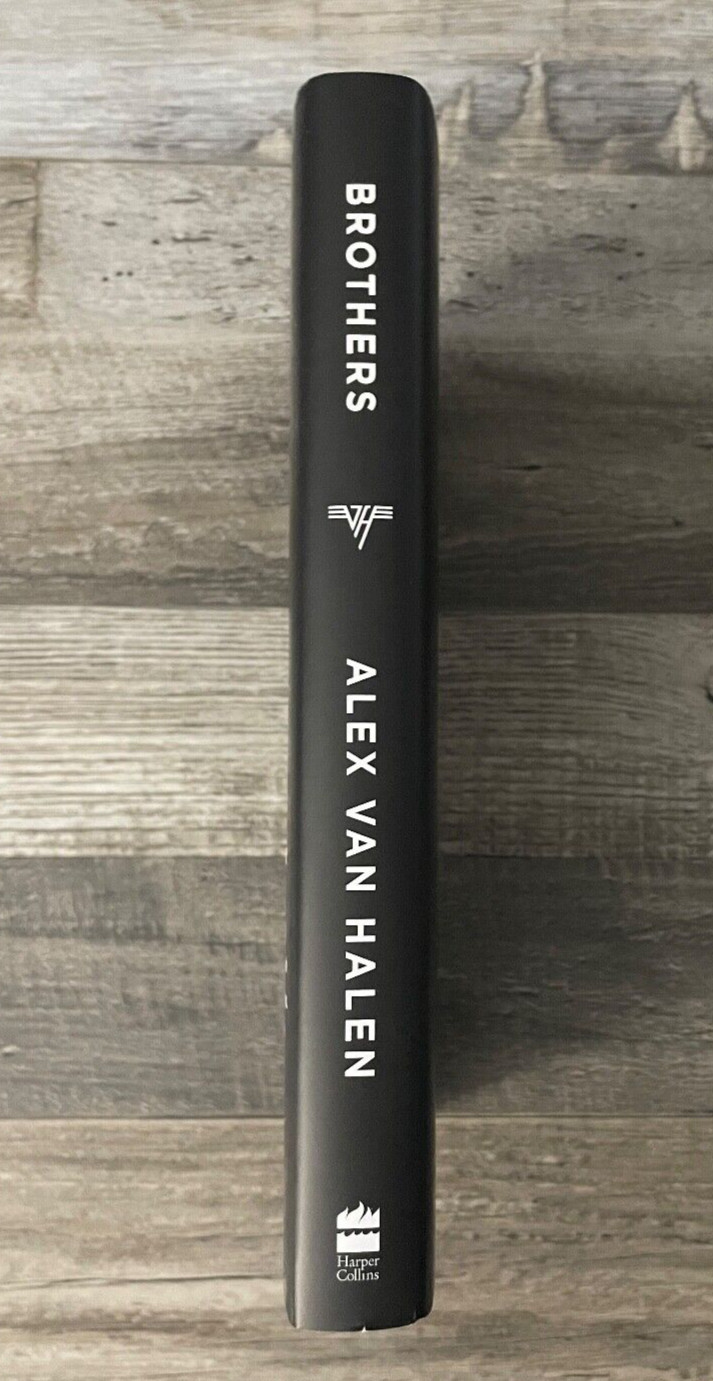 SIGNED Brothers ALEX VAN HALEN Hardcover UK 1st/1st AUTOGRAPHED