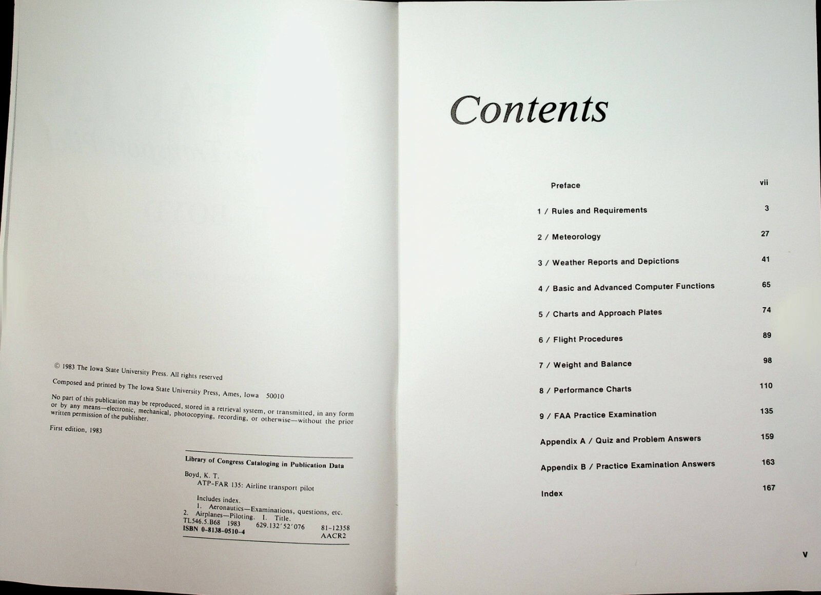 1983 ATP-FAR 135 Airline Transport Pilot by K.T. Boyd – Vintage Book